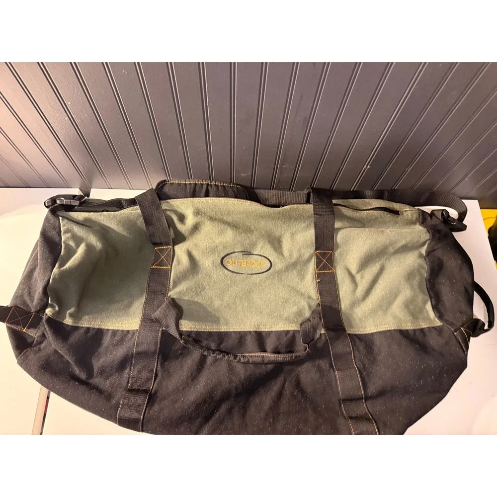 Outback Camping Bag EXTRA LARGE Duffel Heavyweight Canvas Ledmark Travel